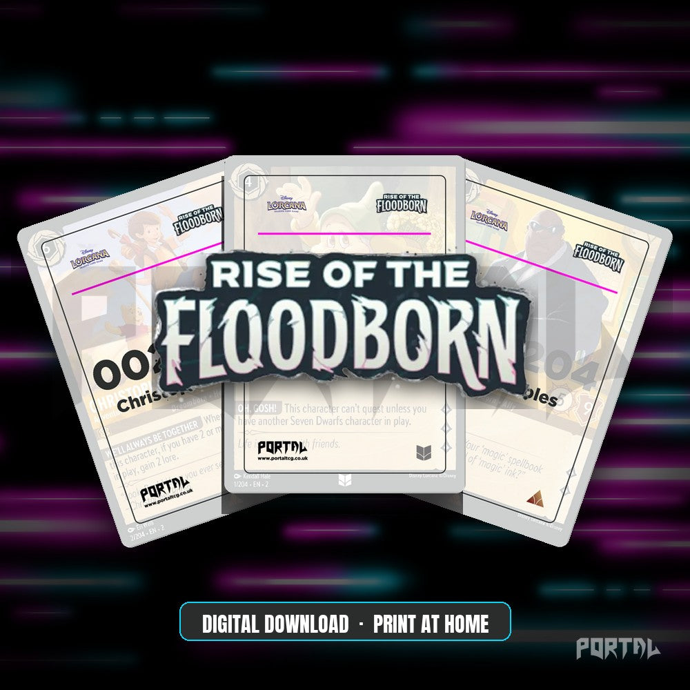 Rise of the Floodborn Placeholder Cards Digital - Disney Lorcana