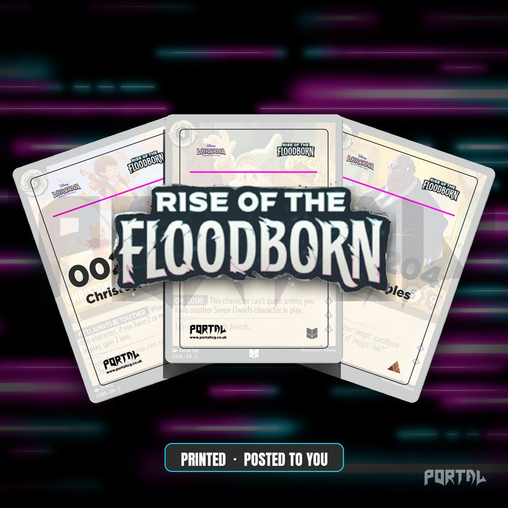Rise of the Floodborn Placeholder Cards Printed - Disney Lorcana