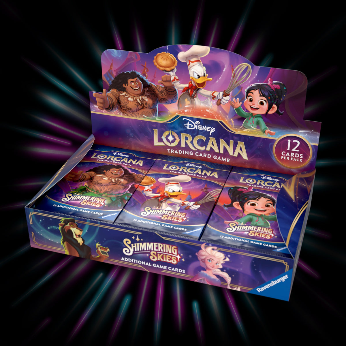 Shimmering Skies booster box, Disney Lorcana