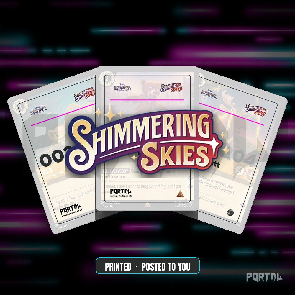 Shimmering Skies Placeholder Cards Printed - Disney Lorcana