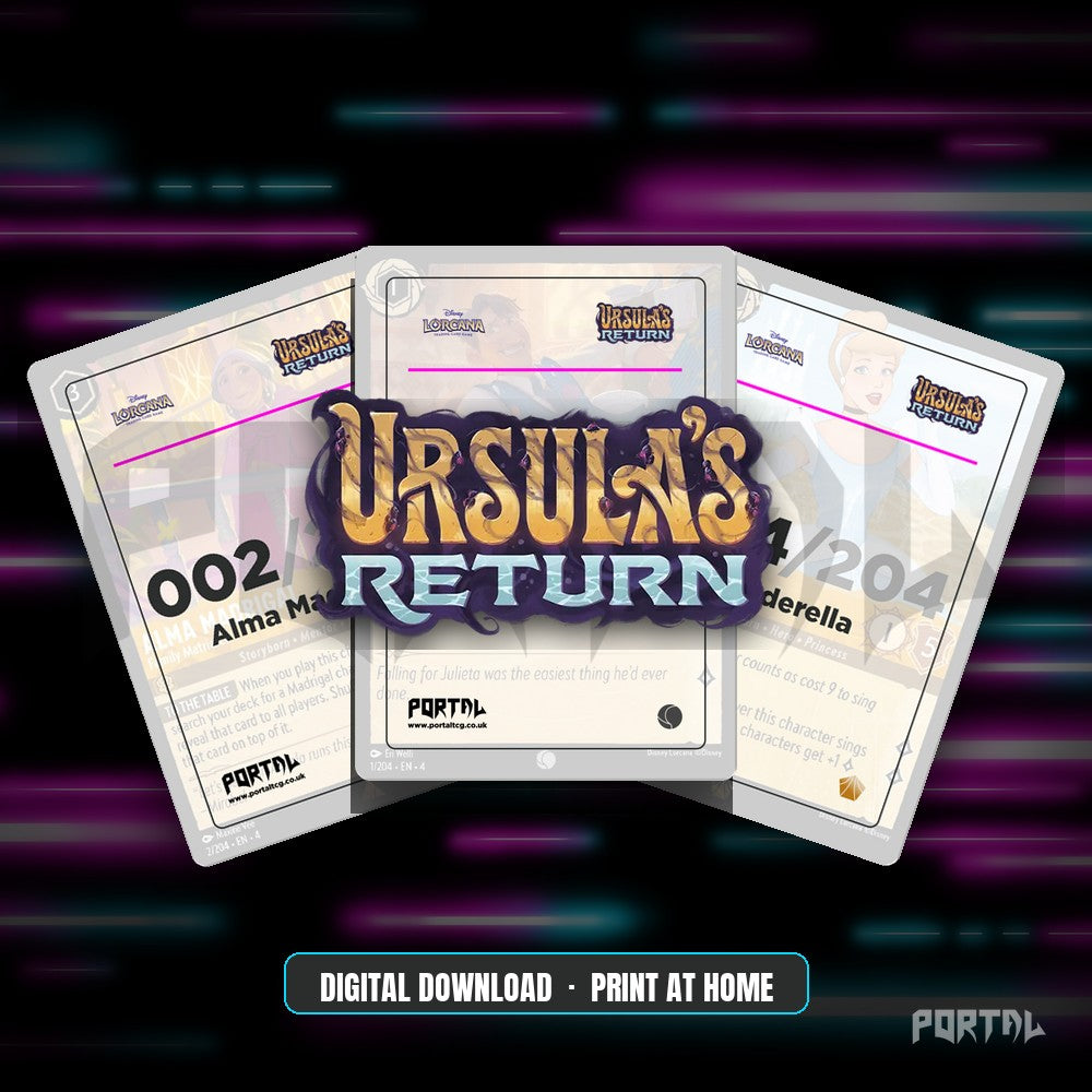 Ursula's Return Placeholder Cards Digital - Disney Lorcana