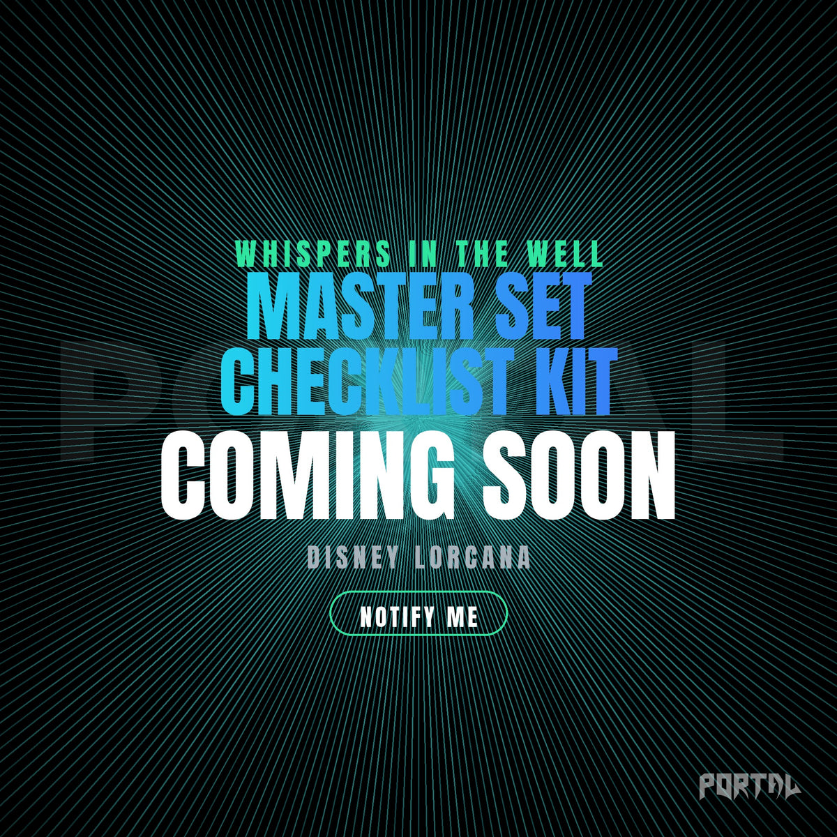 Disney Lorcana Whispers in the Well master set checklist kit, coming soon, Portal TCG