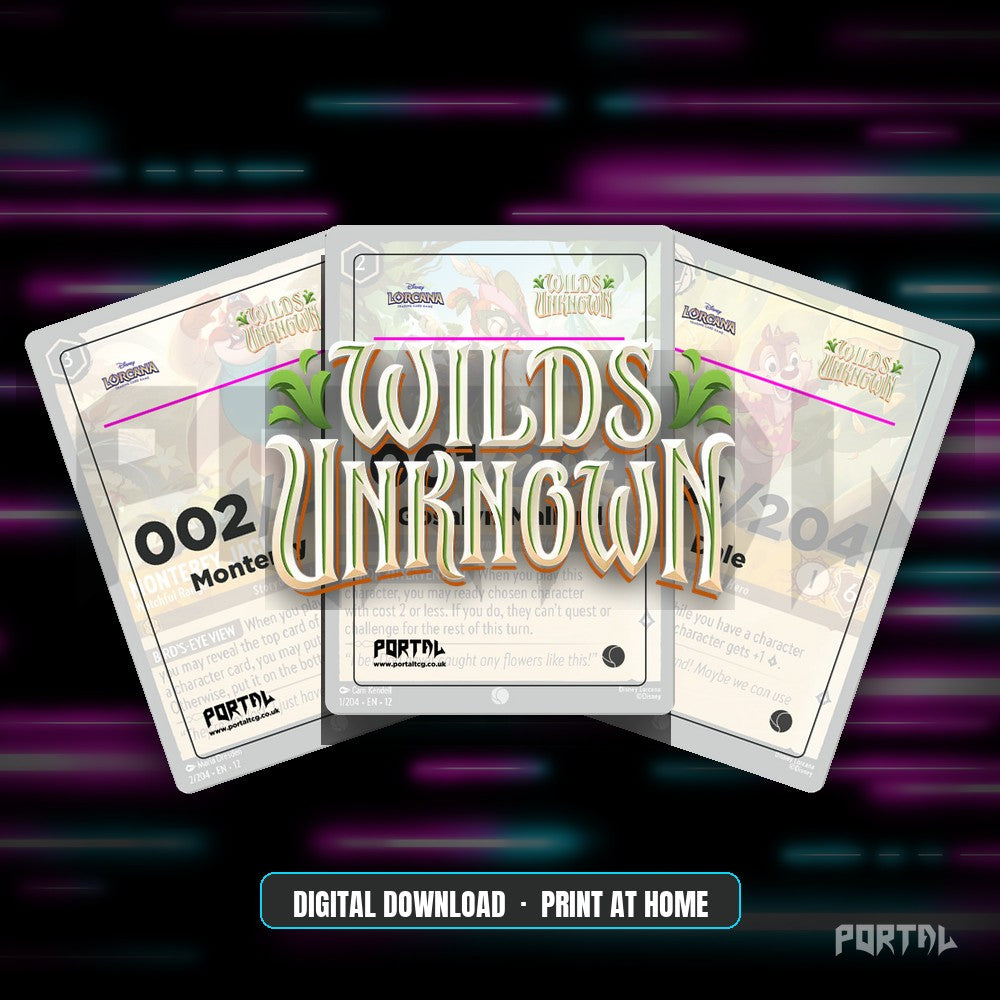 Wilds Unknown Placeholder Cards Digital - Disney Lorcana