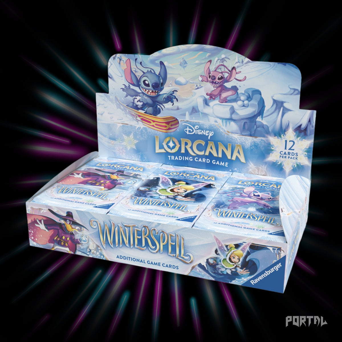 Disney Lorcana Winterspell booster box, sealed booster box, Portal TCG