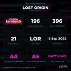 Pokemon Lost Origin master set checklist kit, set information, Portal TCG