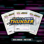 Pokemon Lost Thunder master set placeholders, digital download, Portal TCG
