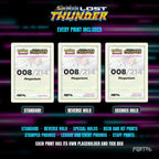 Pokemon Lost Thunder master set placeholders, every print included, Portal TCG