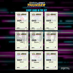 Pokemon Lost Thunder master set placeholders, binder page, Portal TCG