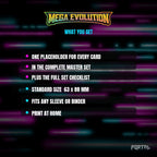 Mega Evolution master set placeholder cards, what is included