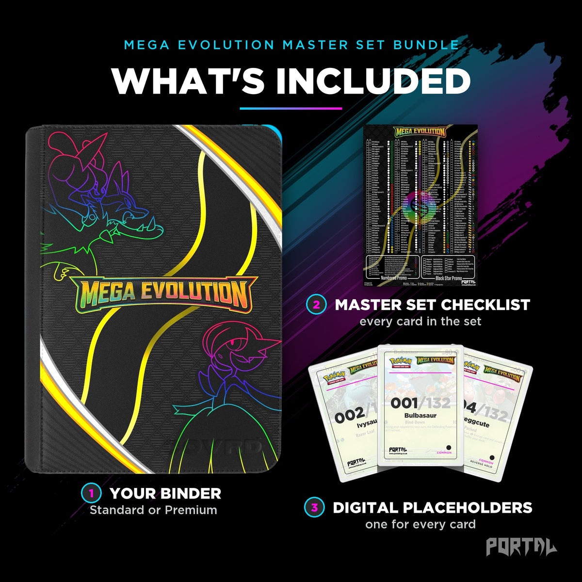 Pokemon Mega Evolution master set bundle, what's included, Portal TCG
