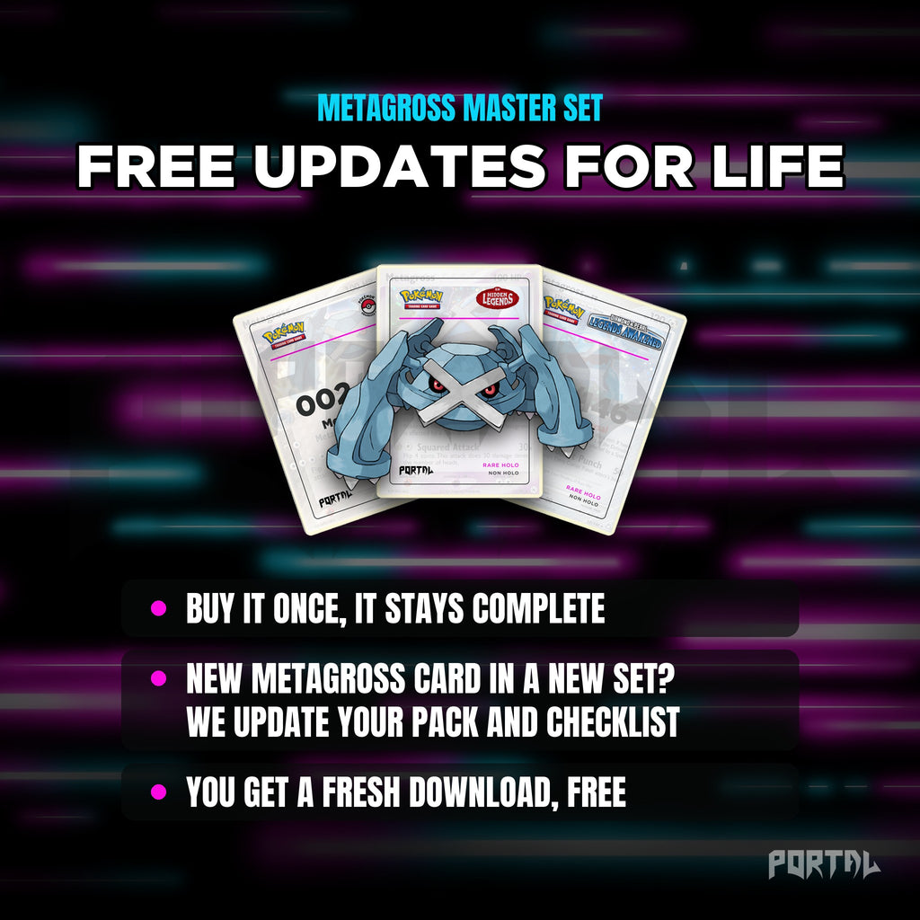 Metagross placeholders: free updates for life
