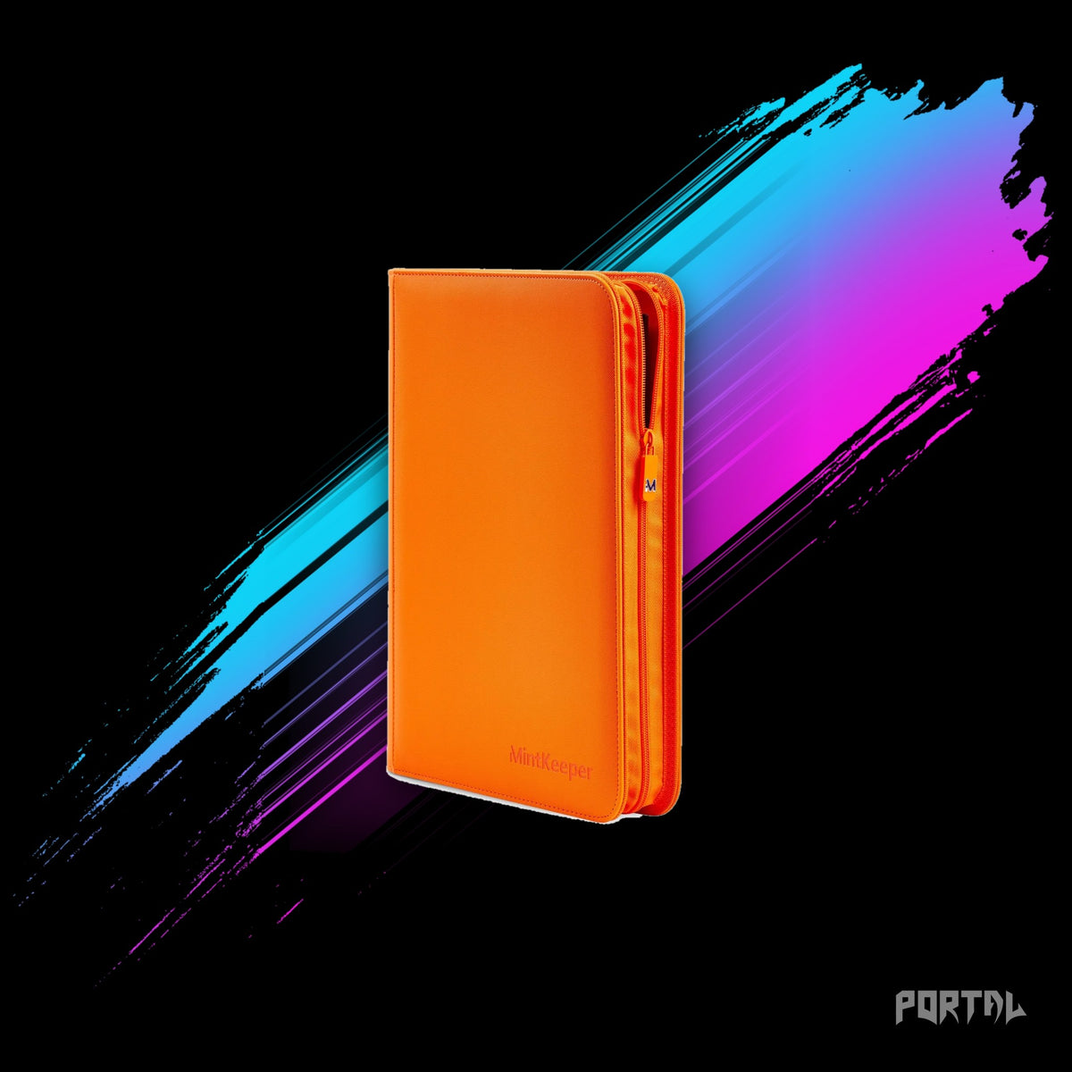 MintKeeper 252 Toploader Binder 9 Pocket, Orange, Portal TCG