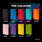 MintKeeper 4 Pocket Premium Zip Trading Card Binder, colour range, Portal TCG