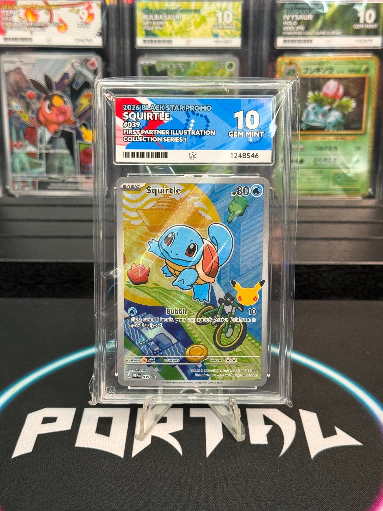 Squirtle Gem Mint 10, Portal TCG