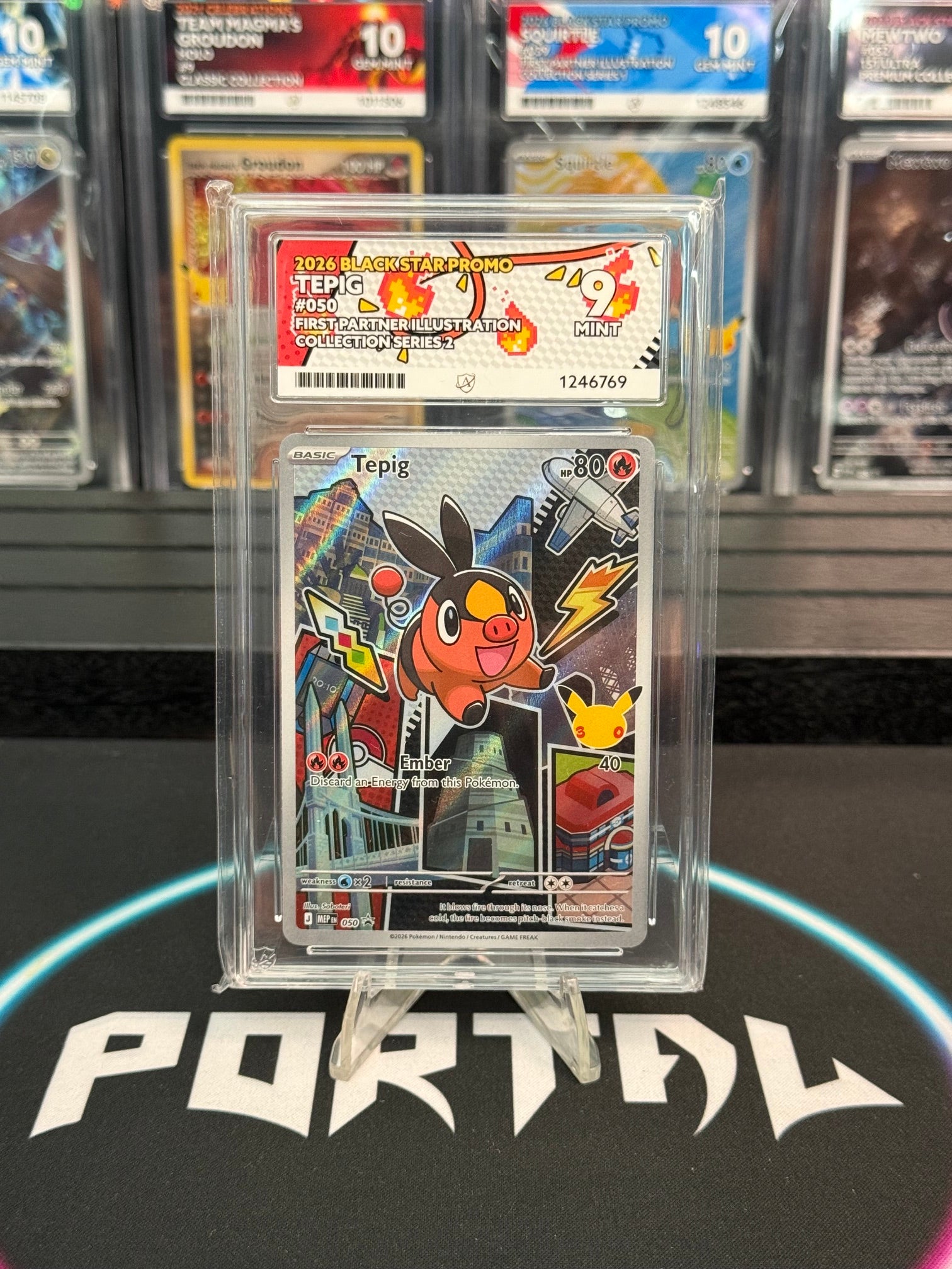 Tepig Mint 9, Portal TCG