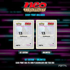 Pokemon Neo Discovery master set placeholders, every print included, Portal TCG