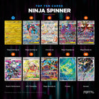 Pokemon Ninja Spinner Japanese booster pack, top ten cards, Portal TCG