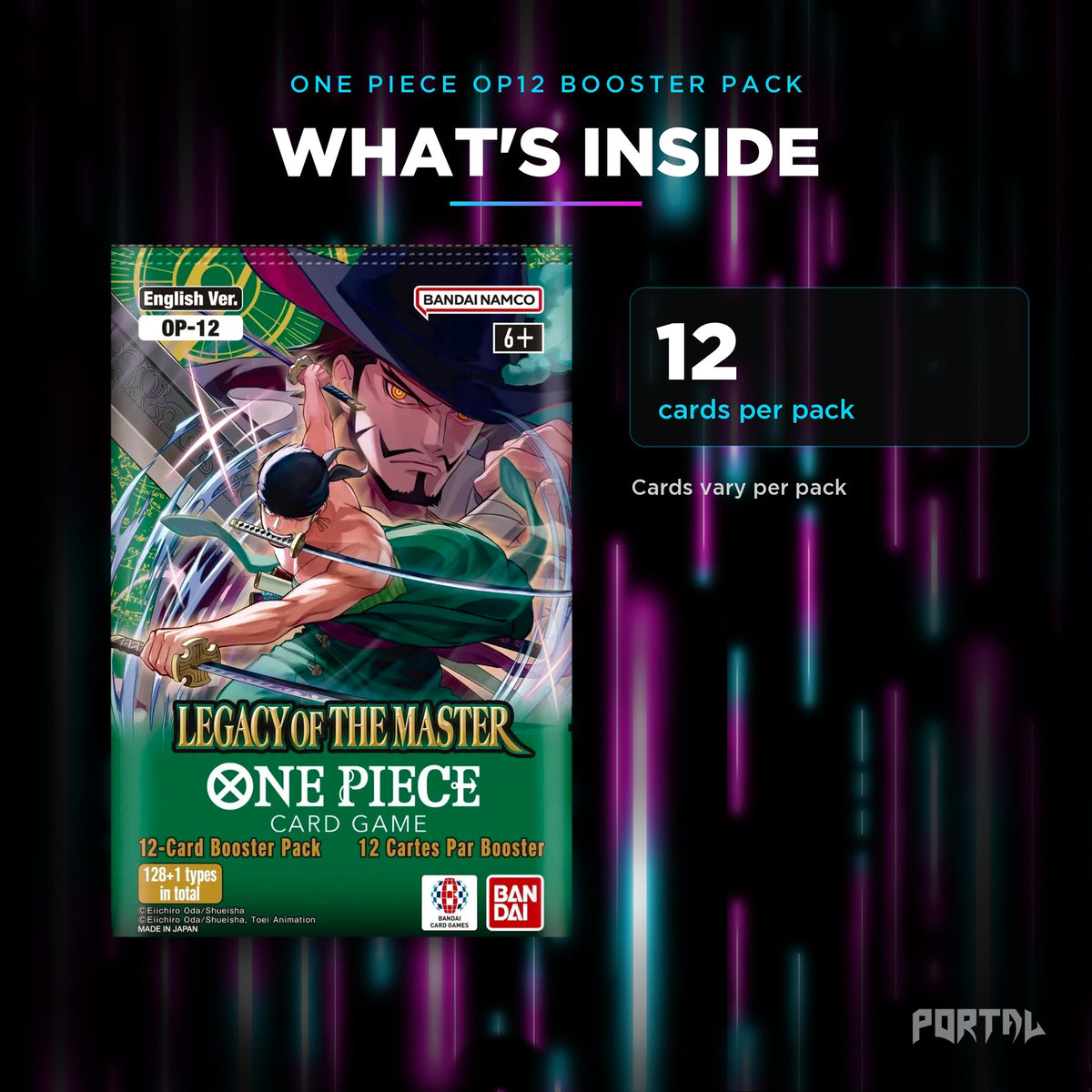 Legacy of the Master booster pack, what's inside, Portal TCG