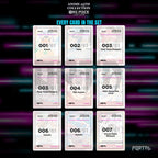 One Piece Anime 25th Collection master set placeholders, nine pocket binder page, Portal TCG