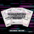One Piece Paramount War master set placeholders, digital download, Portal TCG