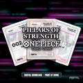 One Piece Pillars of Strength master set placeholders, digital download, Portal TCG