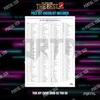 One Piece Premium Booster The Best Vol 2 master set placeholders, the free checklist included in the download, Portal TCG