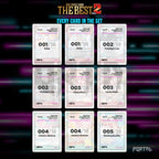 One Piece Premium Booster The Best Vol 2 master set placeholders, nine pocket binder page, Portal TCG