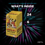 The World's Strongest Warriors Japanese booster box, what's inside: 24 booster packs, 6 cards per pack, Portal TCG
