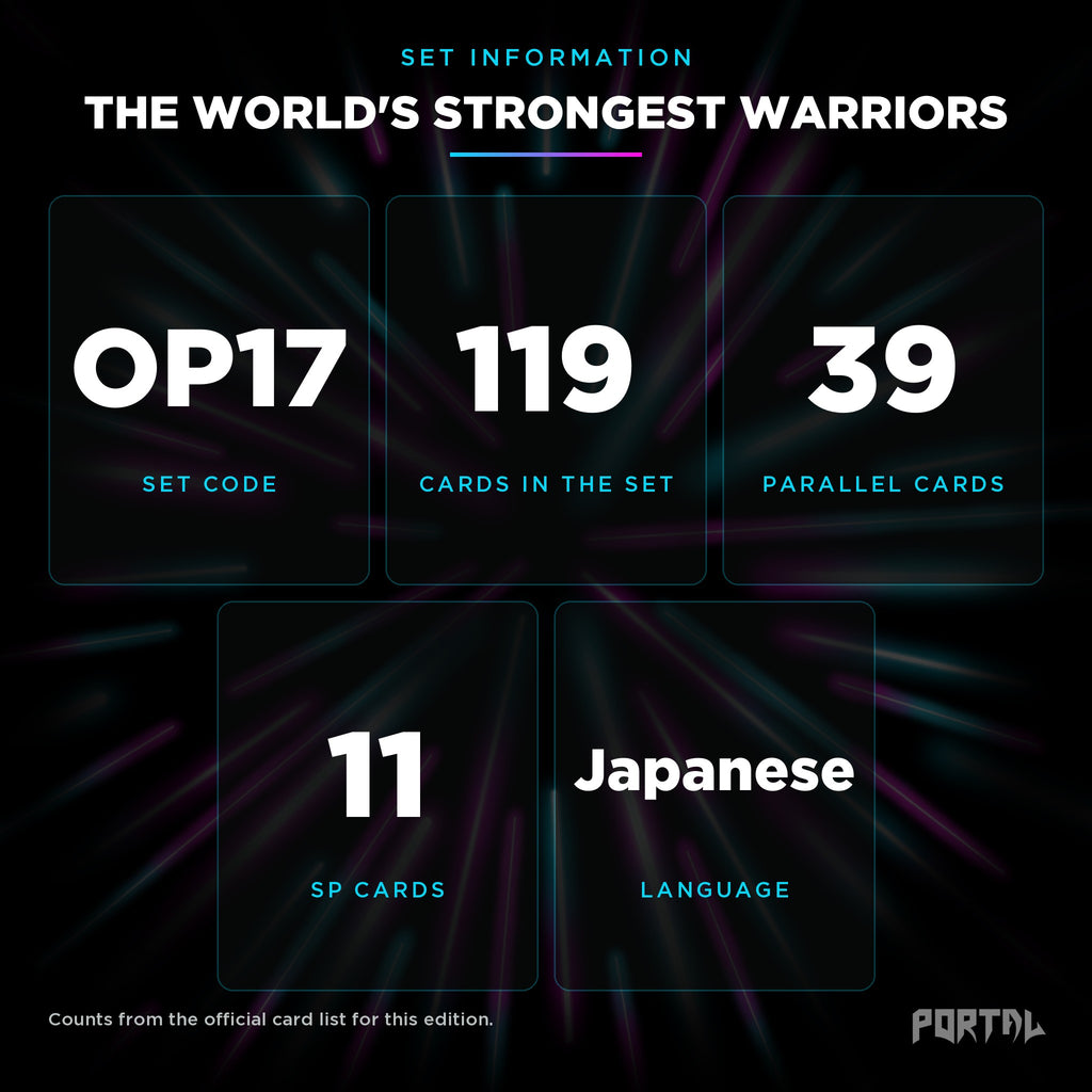 The World's Strongest Warriors Japanese set information, Portal TCG