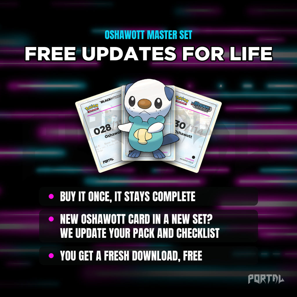 Oshawott placeholders: free updates for life
