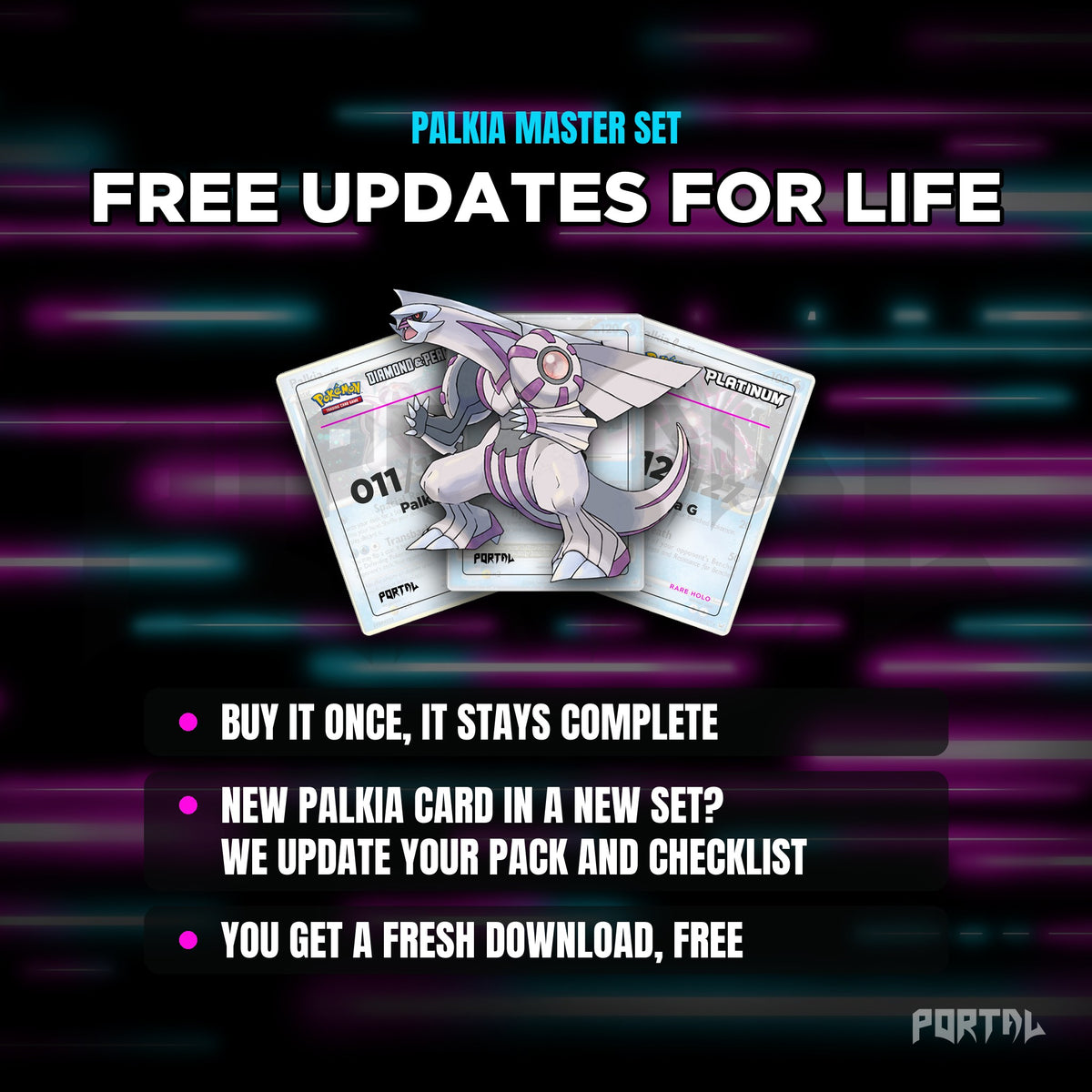 Palkia placeholders: free updates for life