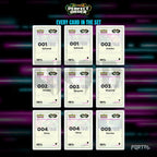 Perfect Order placeholder cards laid out in a nine pocket binder page