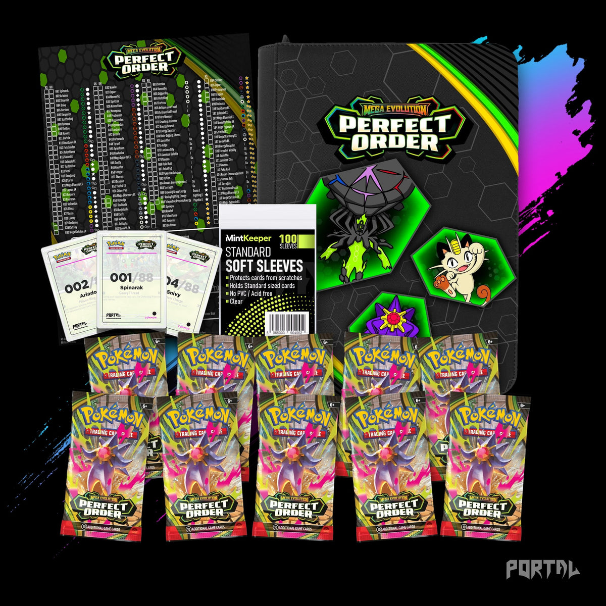 Pokemon Perfect Order collector's bundle, everything included, Portal TCG