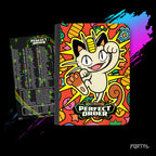 Pokemon Perfect Order Meowth premium binder, with its checklist, Portal TCG