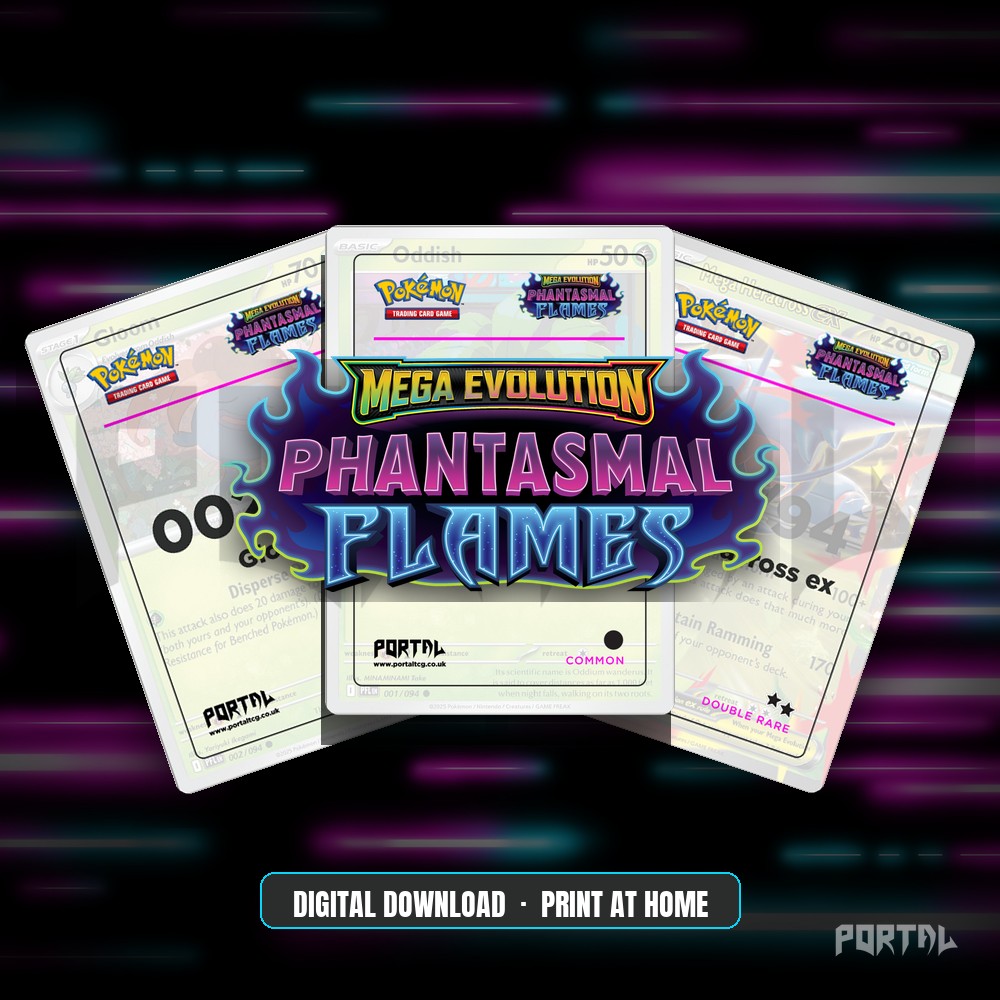 Phantasmal Flames digital placeholders, included