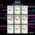 Pokemon Phantom Forces master set placeholders, binder page, Portal TCG