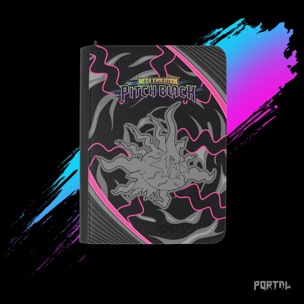 Pokemon Pitch Black collector's bundle, binder front cover, Portal TCG