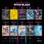 Pokemon Pitch Black elite trainer box, top ten cards, Portal TCG
