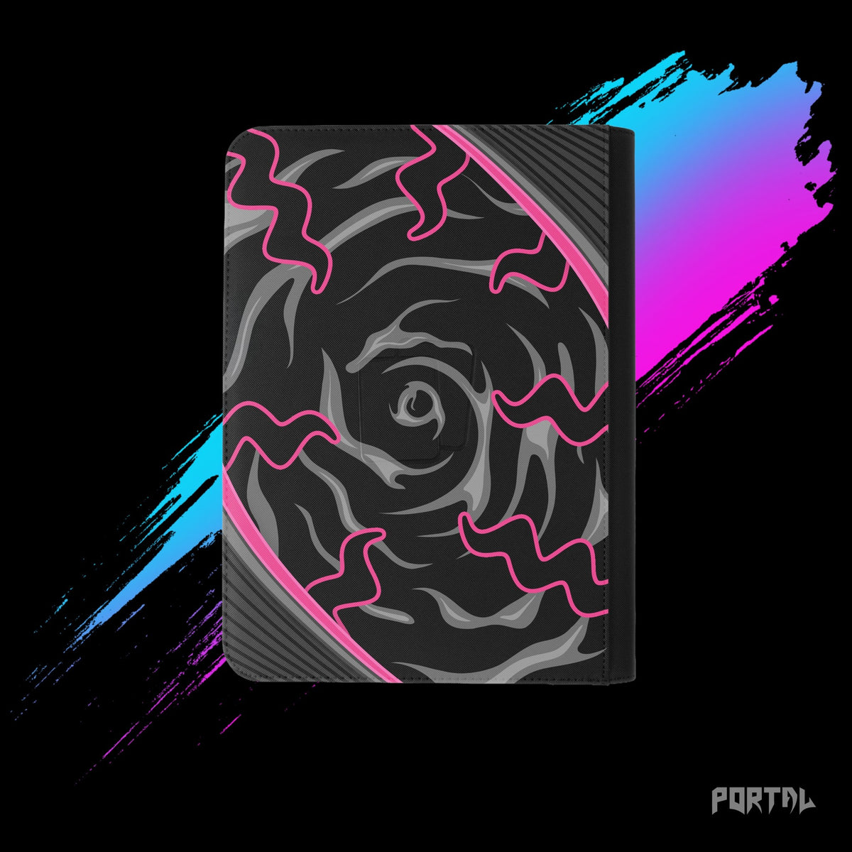 Pokemon Pitch Black Mega Darkrai premium binder, back cover, Portal TCG