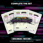 Pokemon Pitch Black Standard Printed Binder, complete the set with Pitch Black master set placeholders, Portal TCG