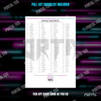 National Pokedex Gen II (Johto) placeholders, checklist included, Portal TCG