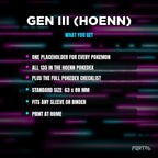 National Pokedex Gen III (Hoenn) placeholders, what you get, Portal TCG