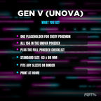 National Pokedex Gen V (Unova) placeholders, what you get, Portal TCG
