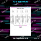 National Pokedex Gen VI (Kalos) placeholders, checklist included, Portal TCG