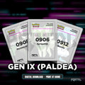 National Pokedex Gen IX (Paldea) placeholders, digital download, Portal TCG