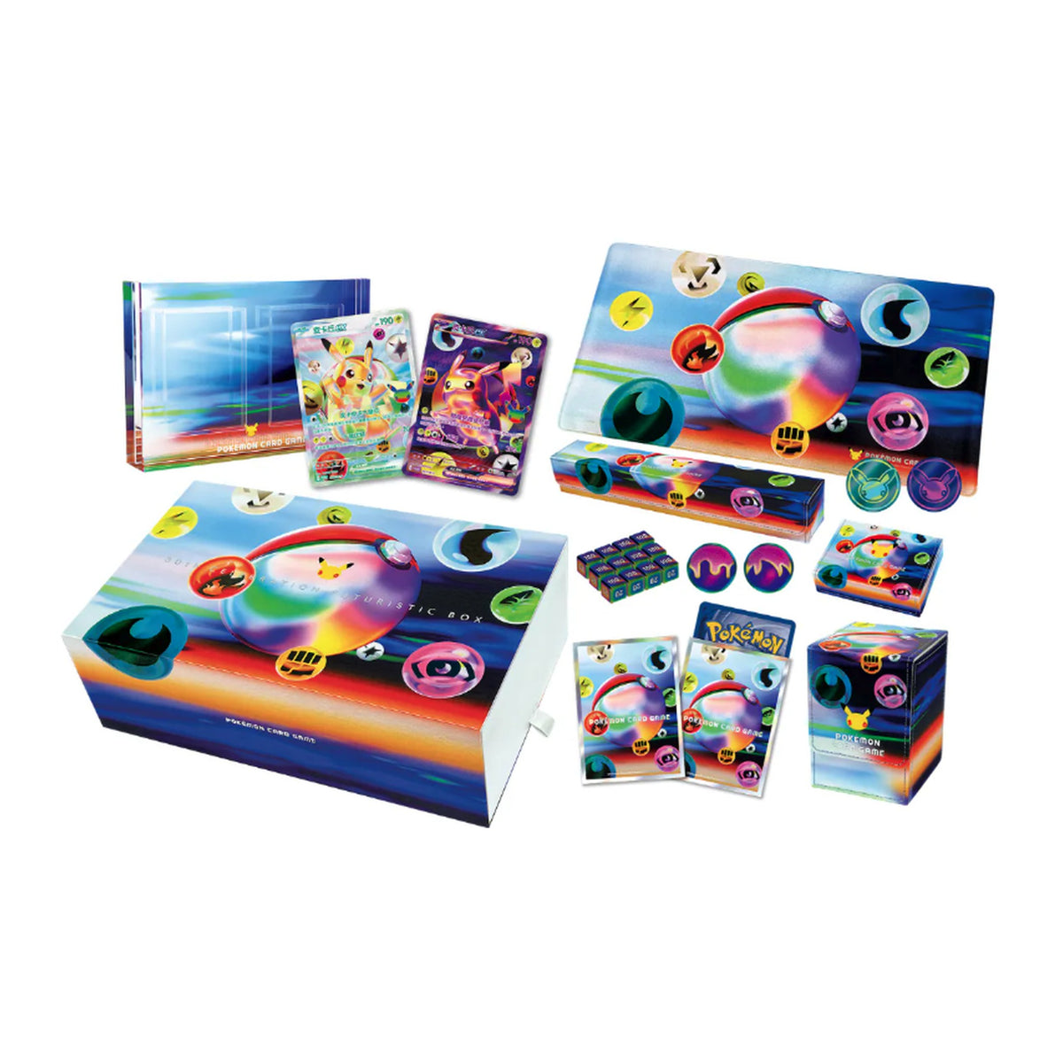 30th Celebration Futuristic Simplified Chinese gift box, official product image.