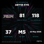 Abyss Eye Japanese set information: 81 cards in the set, 118 in the master set, Portal TCG