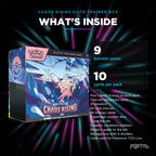 Chaos Rising Elite Trainer Box, what's inside: 9 booster packs, 10 cards per pack, Portal TCG