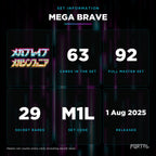 Mega Brave Japanese set information: 63 cards in the set, 92 in the master set, Portal TCG