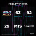 Mega Symphonia Japanese set information: 63 cards in the set, 92 in the master set, Portal TCG
